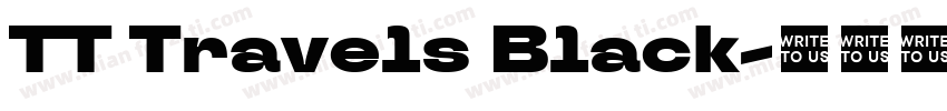 TT Travels Black字体转换